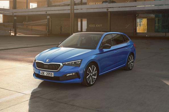 The new hatchback Skoda Scala in the model range of the company