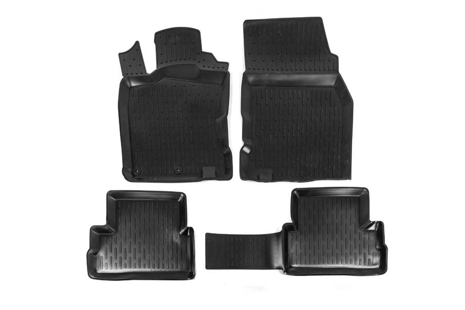 Nissan Qashqai 2014-2021 Rubber Floor Mats (4 pcs, Niken 3D) Image