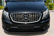 Mercedes Vito/V-class W447 2014- Front Grille GT Panamericana Chrome (2014-2023 for Vito W447) photo 8