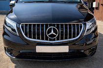 Mercedes Vito/V-class W447 2014- Front Grille GT Panamericana Chrome (2014-2023 for Vito W447) photo 1