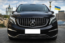 Mercedes Vito/V-class W447 2014- Front Grille GT Panamericana Chrome (2014-2019 for V-Class) photo 1