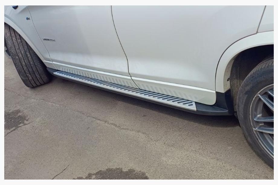 BMW X3 F25 2011-2018 Original Side Steps V2 (2 pcs, Aluminum) Image