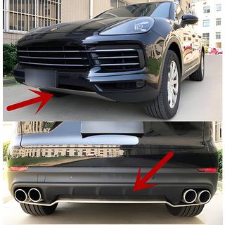 Front and Rear Bumper Extensions Porsche Cayenne 2018- photo 1