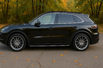 Porsche Cayenne 2018- Side steps running boards (2 pcs, aluminum) photo 1