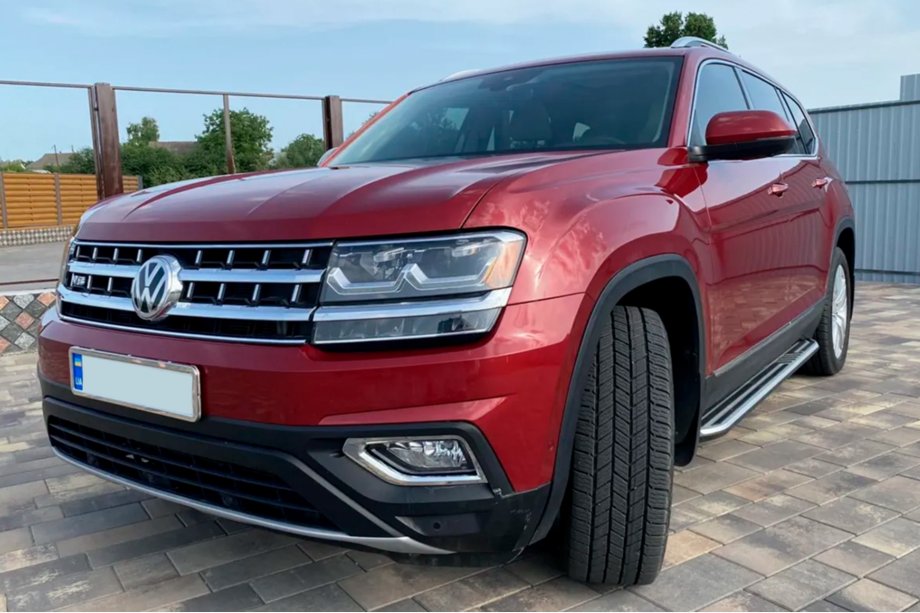 Volkswagen Atlas (Terramont) 2016- OEM Side Steps (2 pcs, Aluminum) Image