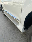Toyota Land Cruiser Prado 150 2009-2023 Side Steps GX-Style (2 pcs, Aluminum) White (grey step) photo 4