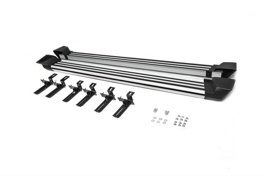 Jeep Wrangler 2007-2017 Side Steps Silver (2 pcs) Image