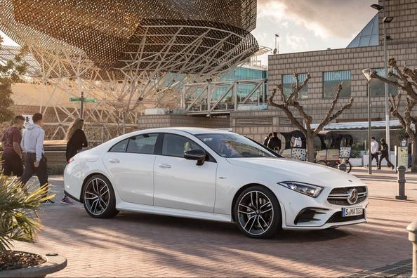 The new generation four-door coupe Mercedes-Benz CLS-Class