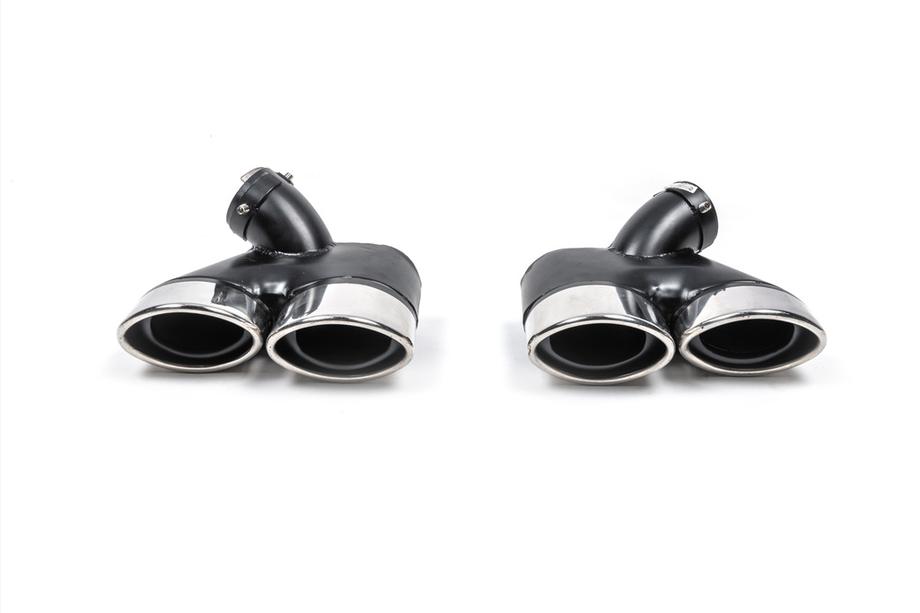 Mercedes E-class W211 2002-2009 Exhaust Tips V1 (2 pcs) Image