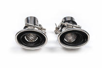 Mercedes E-class W211 2002-2009 Exhaust Tips V2 (2 pcs) photo 2