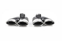 Mercedes S-class W220 1998-2005 Exhaust Tips V1 (2 pcs) photo 1