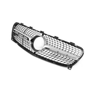 Front Grille Diamond Silver (2017-2019) Mercedes GLA X156 2014-2019 photo 4
