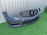 Mercedes C-class W204 2007-2015 Front Grille Diamond Black photo 5