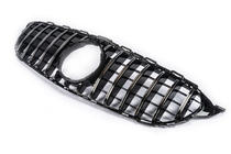Mercedes C-class W205 2014-2021 Front Grille Panamericana GT (for Avantgarde/AMG-Line/C43 AMG) 2018+, with camera photo 10