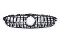 Mercedes C-class W205 2014-2021 Front Grille Panamericana GT (for Avantgarde/AMG-Line/C43 AMG) 2018+, with camera photo 5