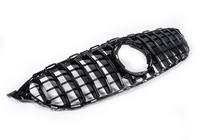 Mercedes C-class W205 2014-2021 Front Grille Panamericana GT (for Avantgarde/AMG-Line/C43 AMG) 2018+, with camera photo 13