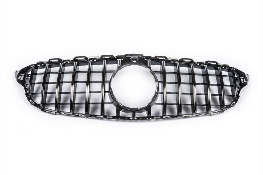 Mercedes C-class W205 2014-2021 Front Grille Panamericana GT (for Avantgarde/AMG-Line/C43 AMG) Photo 3