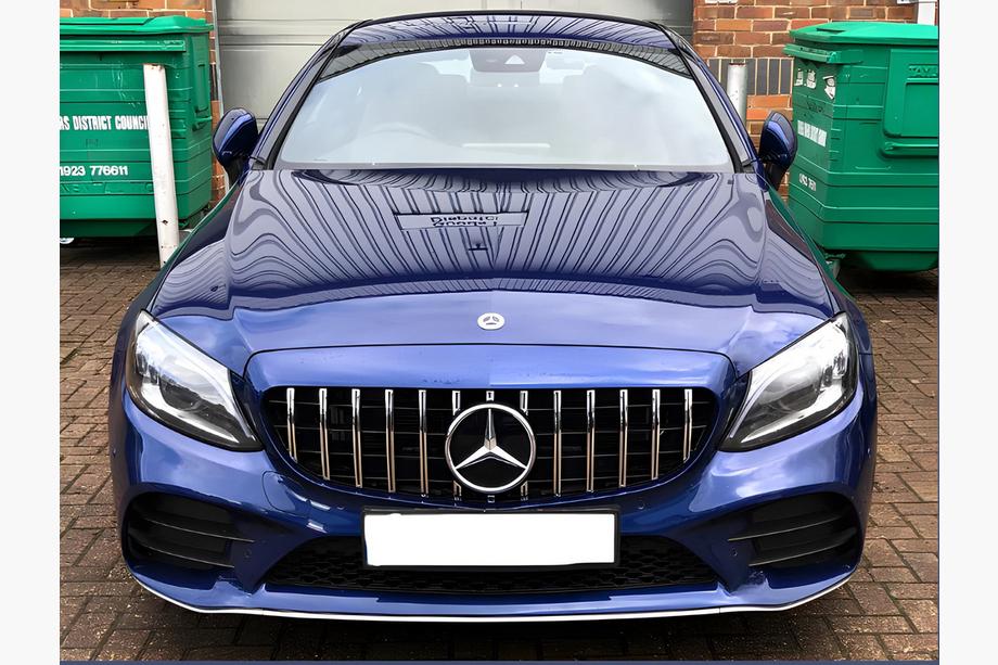 Mercedes C-class W205 2014-2021 Front Grille Panamericana GT (for Avantgarde/AMG-Line/C43 AMG) Photo 2