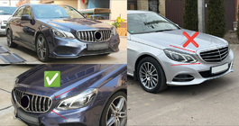 Mercedes E-class W212 2009-2016 Front Grille GT Panamericana (for Avantgarde and AMG-Line, 2013-2016) photo 5