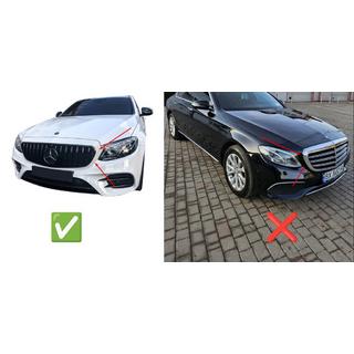 Front Grille GT Panamericana (for Avantgarde/AMG-Line/E43 AMG/E53 AMG 2016-2019) Mercedes E-сlass W213 2016-2023 photo 4