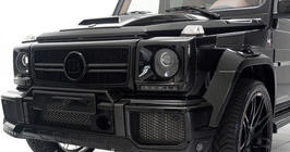 Mercedes G class W463 1990-2018 Headlight covers with LED (6 diodes, set) photo 5