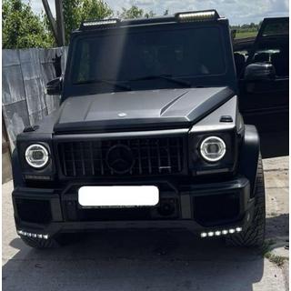 BRBS Front Bumper Lip Spoiler with LED Mercedes G сlass W463 1990-2018 photo 2