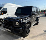Mercedes G class W463 1990-2018 Front bumper add-on (black matte, G65) photo 3
