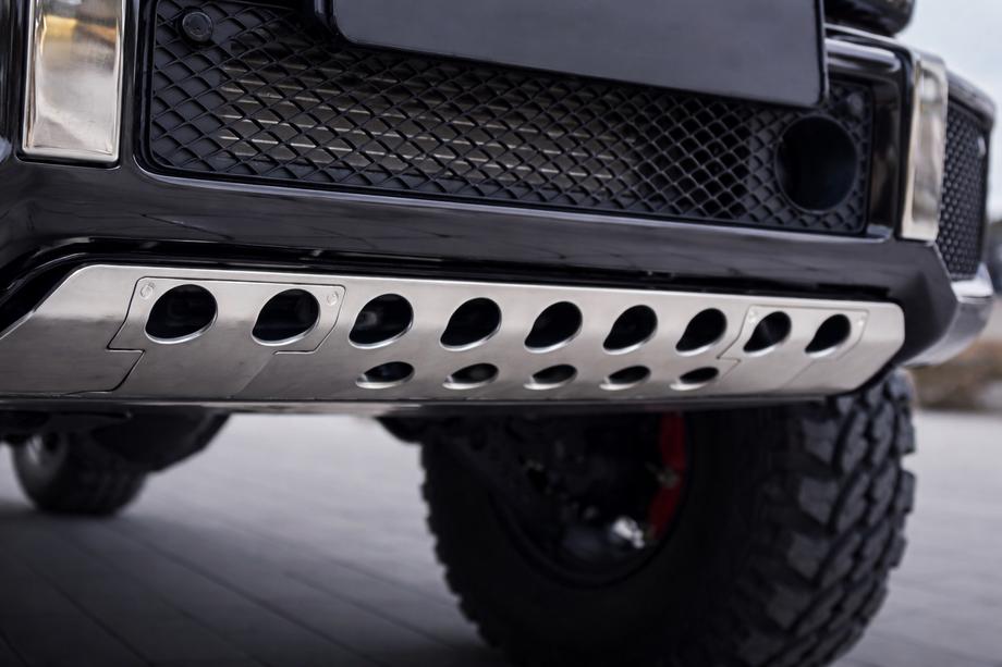Mercedes G class W463 1990-2018 Front Bumper Guard Stainless Steel Photo 1