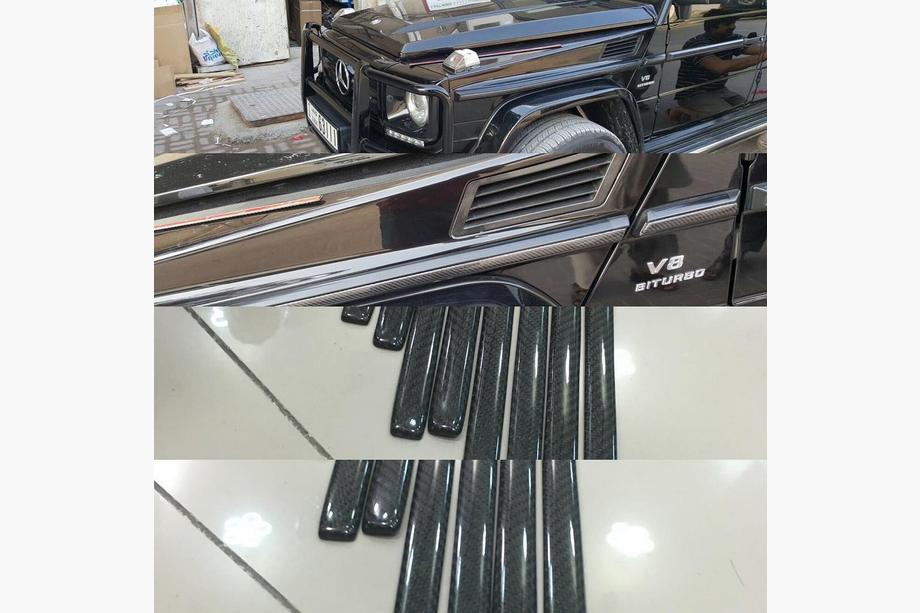 Mercedes G class W463 1990-2018 Carbon Door Moldings (Inserts) Image