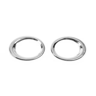 Fog Light Trim Surround Covers (2 pcs, Stainless Steel) Nissan Qashqai 2007-2010 photo 4