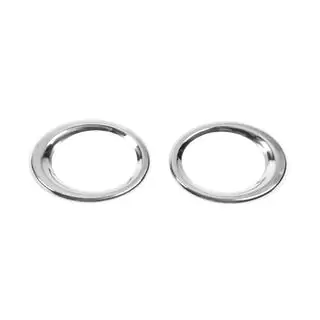 Fog Light Trim Surround Covers (2 pcs, Stainless Steel) photo 4