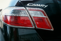 Toyota Camry 2006-2011 Chrome Tail Light Covers (2 pcs, plastic) photo 3
