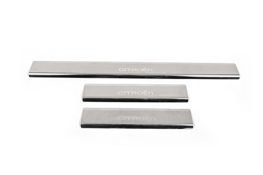 Citroen SpaceTourer 2016- Door Sill Covers Nataniko (3 pcs, Stainless Steel) Image