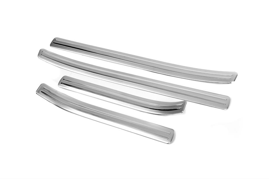 Volkswagen Touareg 2002–2010 Door Sill Protectors Libao (4 pcs, Stainless Steel) Image