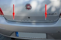 Fiat Linea 2006-2018 Trunk Trim Stainless Steel photo 1
