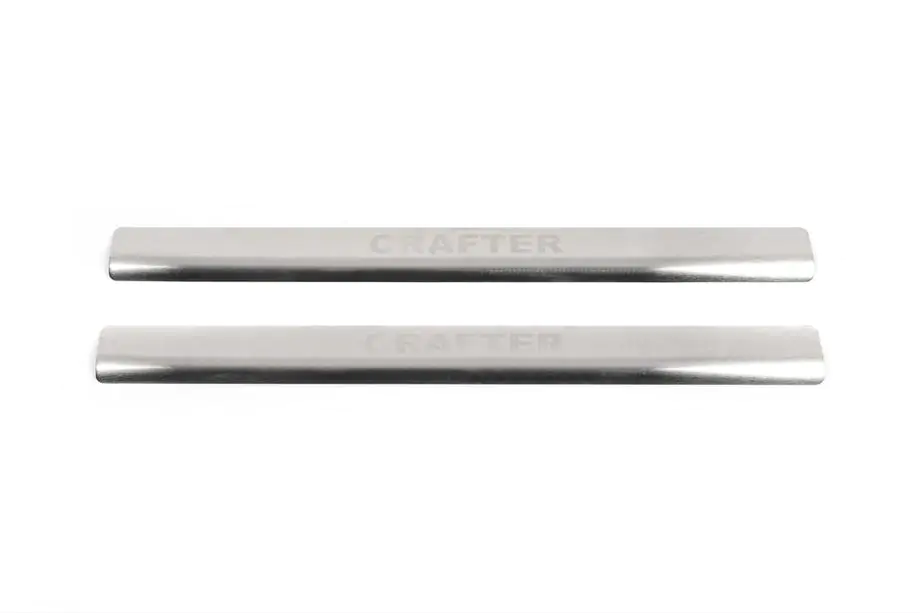 Volkswagen Crafter 2006-2016 Door Sill Protectors Natanko (Stainless Steel) Image