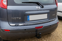 Nissan Note 2004-2012 Trunk Trim Stainless Steel photo 1