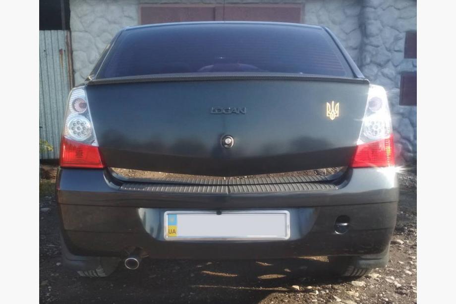 Dacia Logan I 2005-2008 Trunk lid lower edge trim (stainless steel) Photo 5