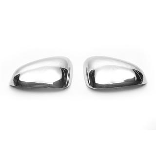 Chrome mirror covers (2005-2010, 2 pcs, stainless steel) Seat Leon 2005-2012 photo 3