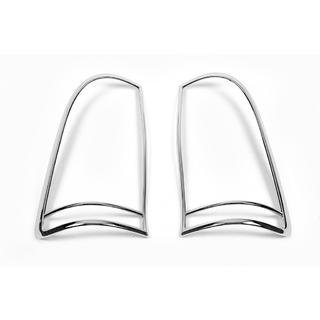 Chrome Tail Light Covers 2004-2008 (2 pcs, plastic) Toyota Hilux 2006-2015 photo 3