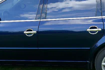 Volkswagen Golf 5 2003-2009 Door handle bowls (4 pcs, stainless steel) photo 1