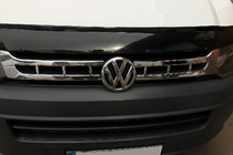 Volkswagen T5 2010-2015 Grille Trim Covers Chrome (Carmos, 2 pcs, Stainless Steel) photo 4