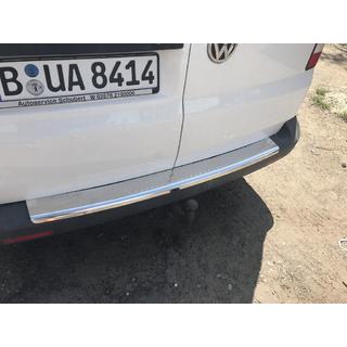 Rear bumper protector with lip (Carmos V1, stainless steel) photo 2