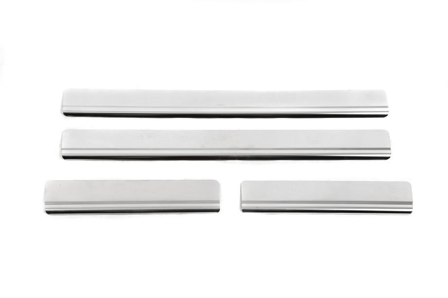 Toyota Corolla 2013-2019 Door Sill Protectors OmsaLine Stainless Steel Image