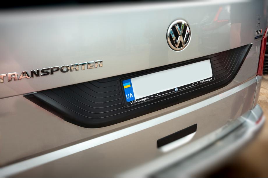 Volkswagen T6 2015-2024 Plastic Trunk Lid Cover Black Photo 1