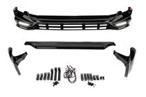Toyota Land Cruiser Prado 150 2009-2023 Front and Rear Bumper Covers TRD (2017-) Black photo 2