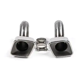 Exhaust Tips V1 (2 pcs, Stainless Steel) photo 2
