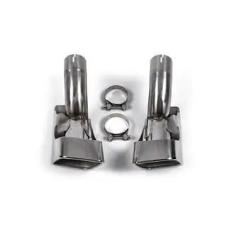 Exhaust Tips V1 (2 pcs, Stainless Steel) photo 3