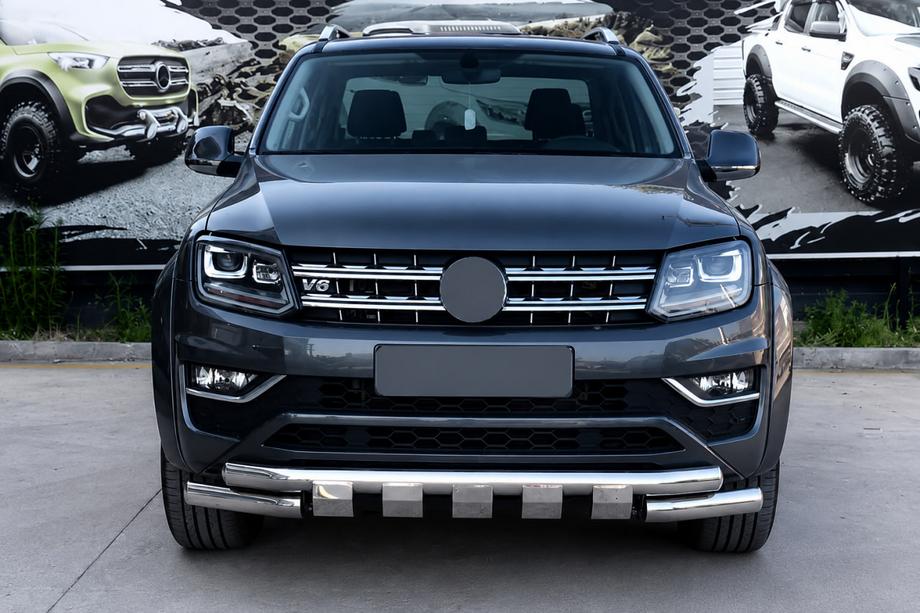 Volkswagen Amarok 2010-2022 Front Bar F3-08.7 (Stainless Steel) Photo 1