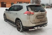 Nissan X-trail T32/Rogue 2014-2021 Rear protection bar NSXT.13.6.B1-08 (stainless steel) photo 3